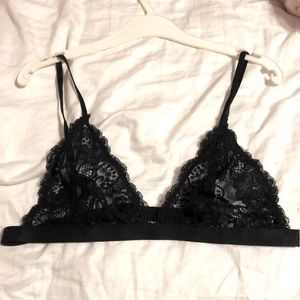 Black lacy bra. ASOS. Size 10.